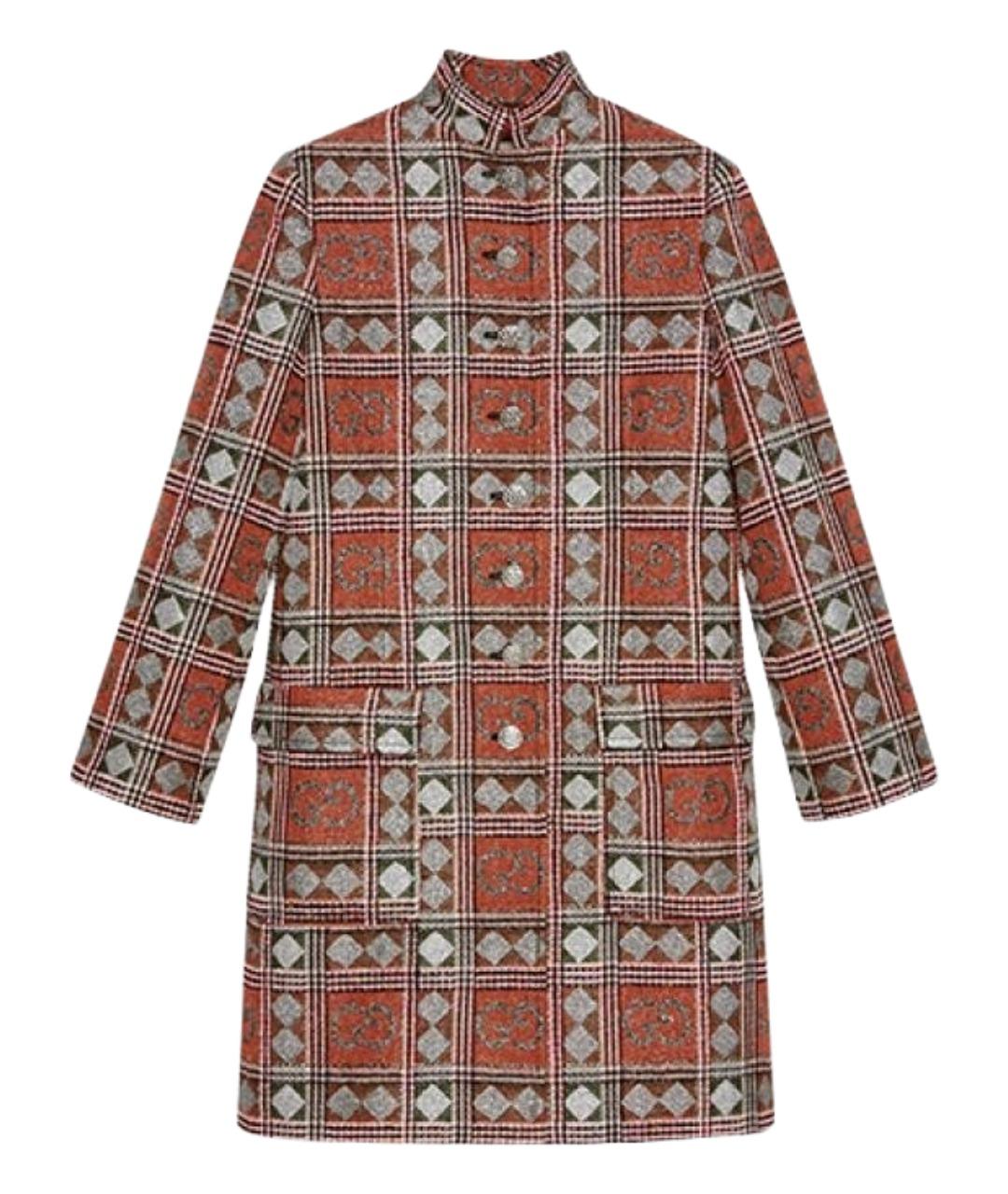 GUCCI Оранжевое пальто, фото 1