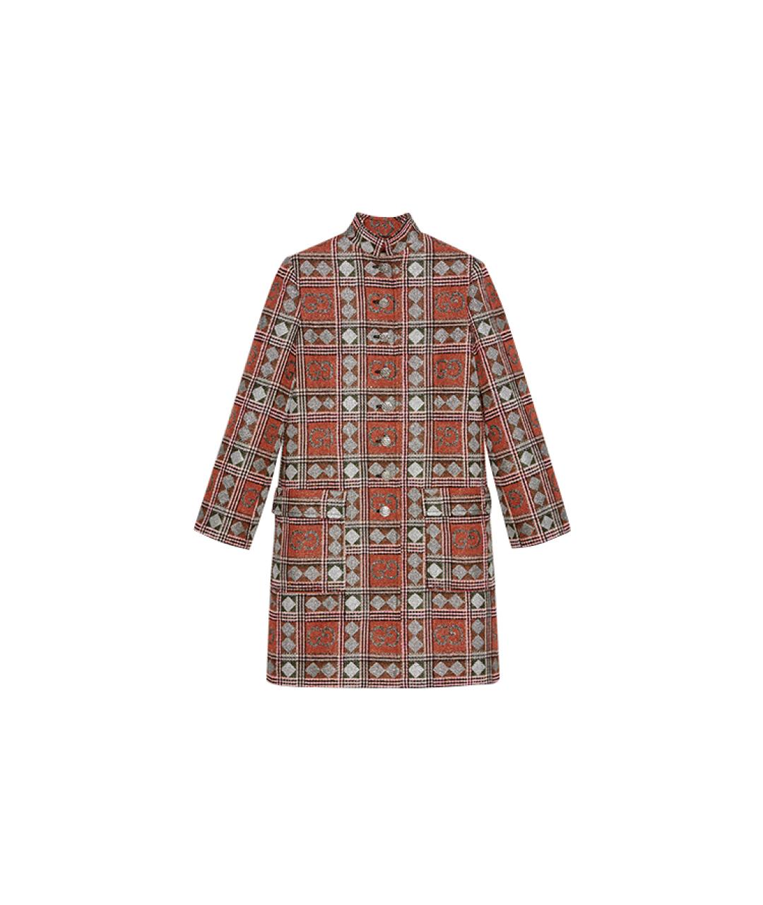 GUCCI Оранжевое пальто, фото 6