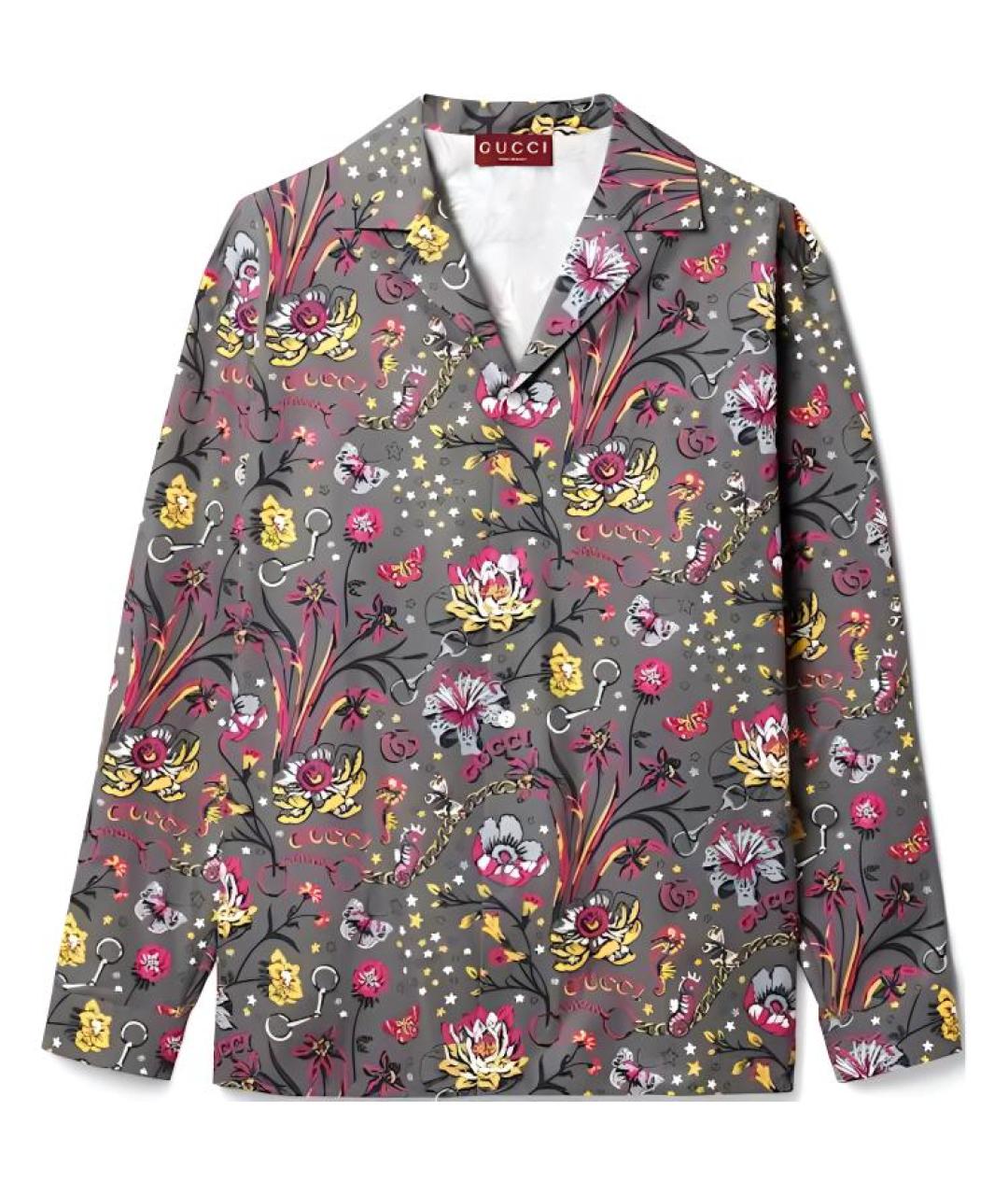 GUCCI Серая кэжуал рубашка, фото 1