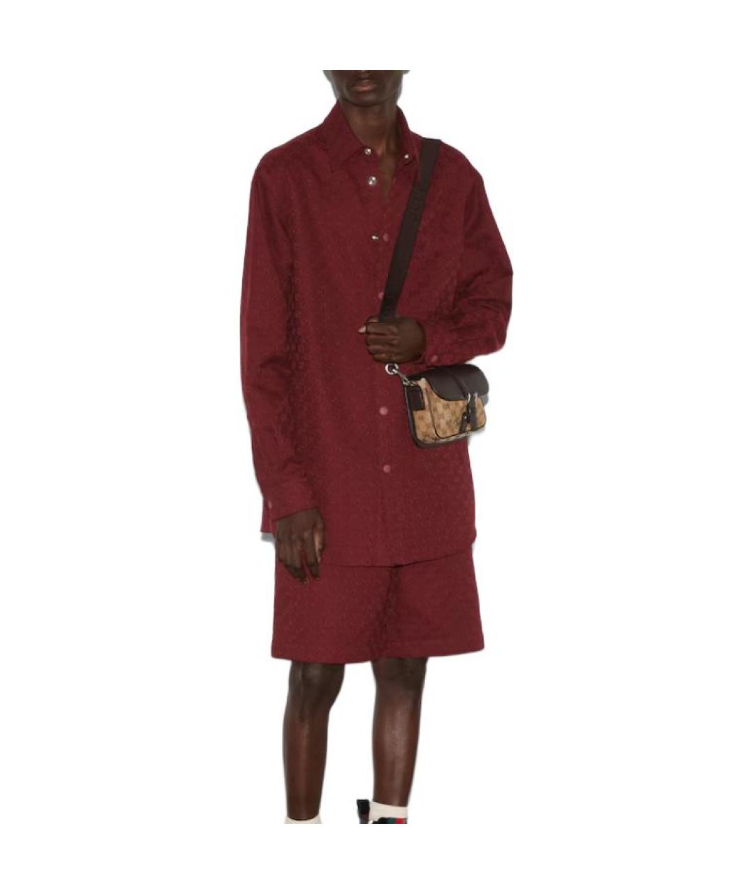 GUCCI Красная классическая рубашка, фото 3