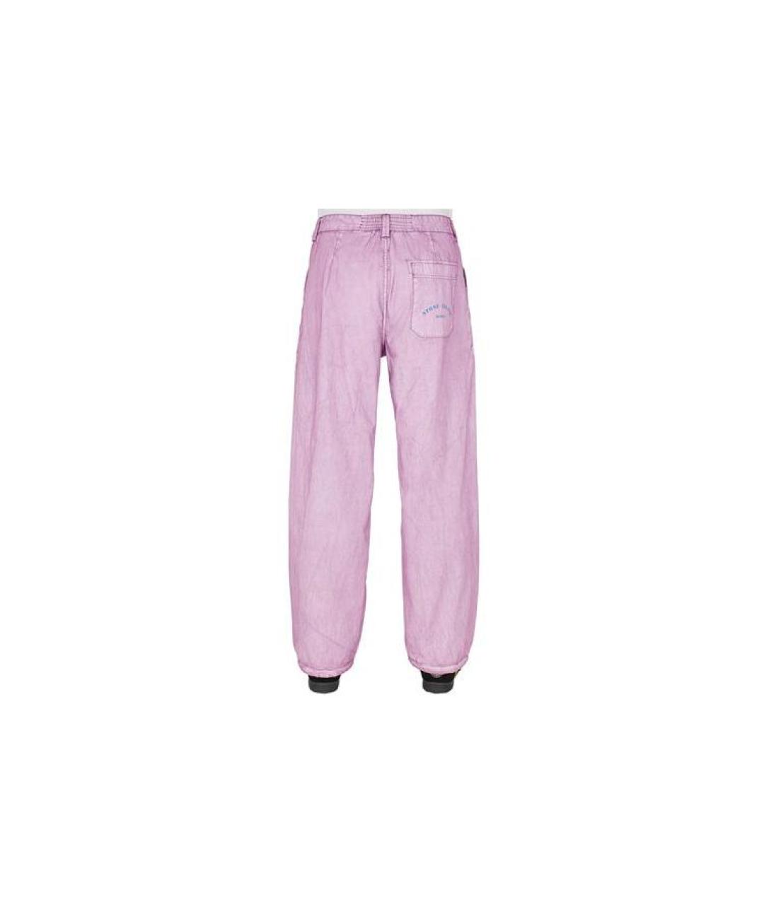 STONE ISLAND Фуксия повседневные брюки, фото 2