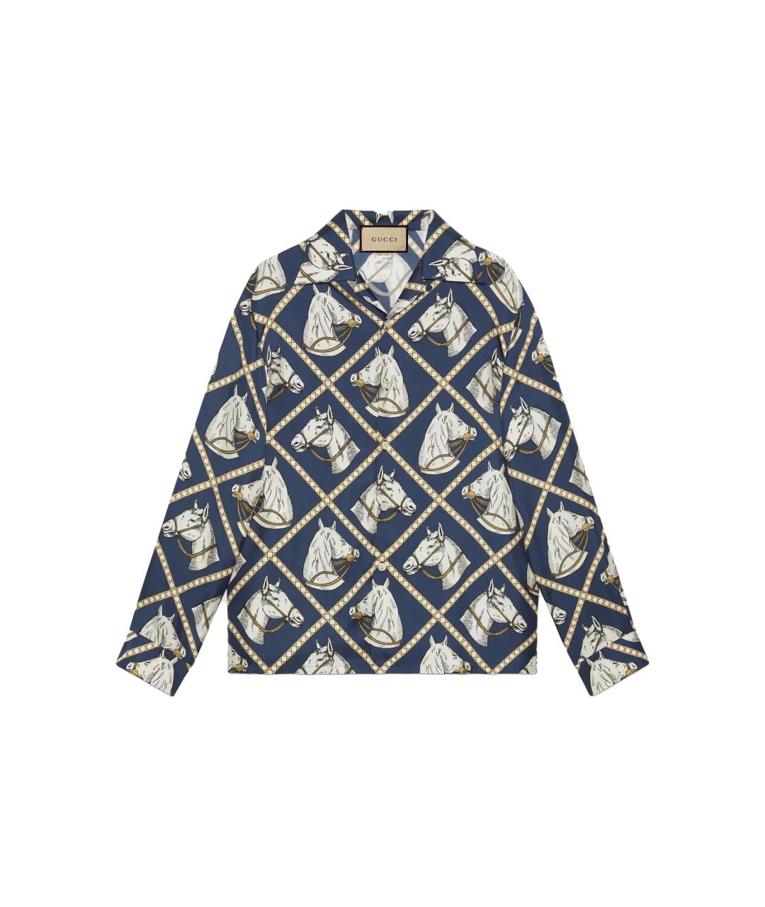 GUCCI Синяя кэжуал рубашка, фото 6