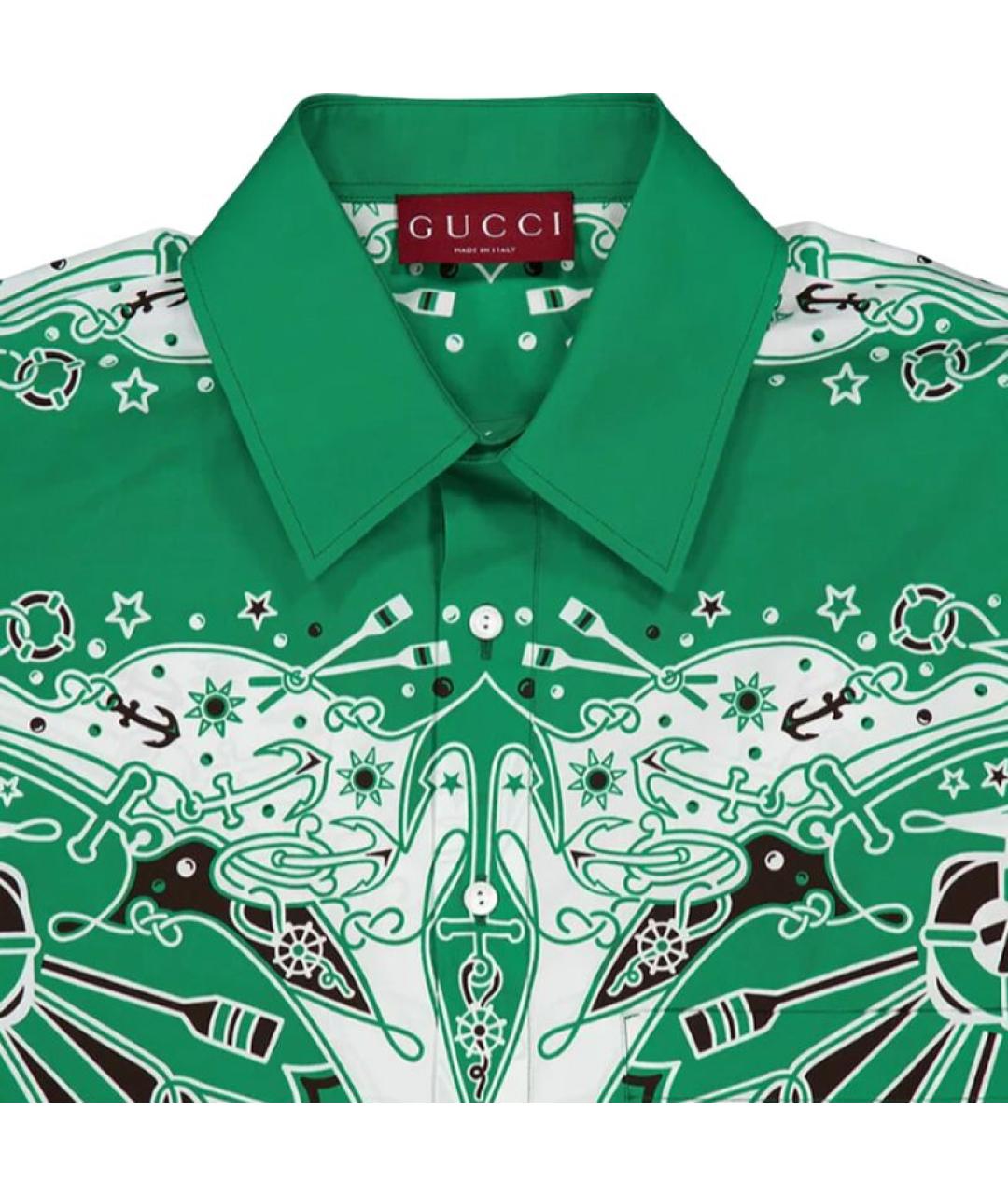 GUCCI Зеленая кэжуал рубашка, фото 3