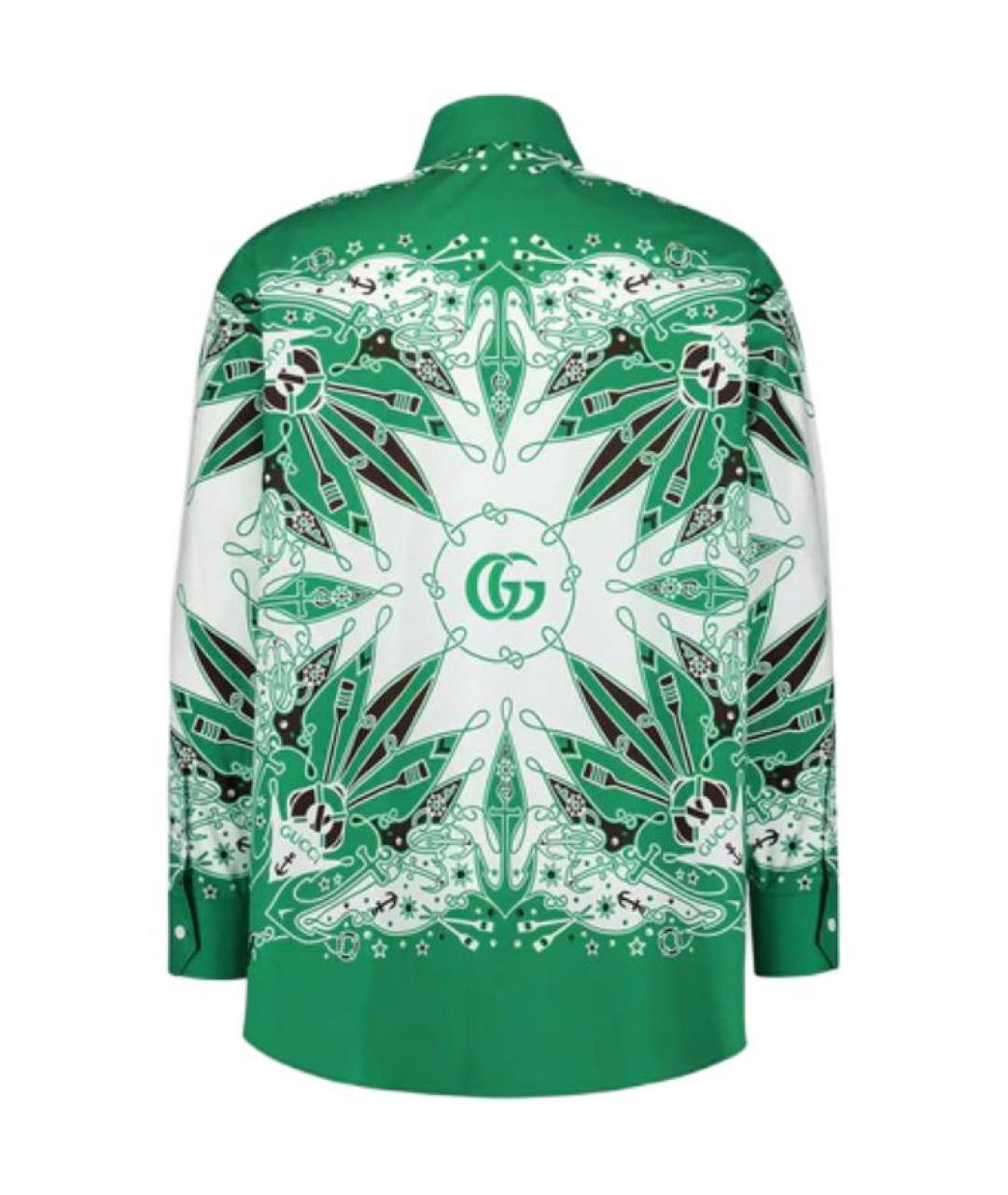 GUCCI Зеленая кэжуал рубашка, фото 2