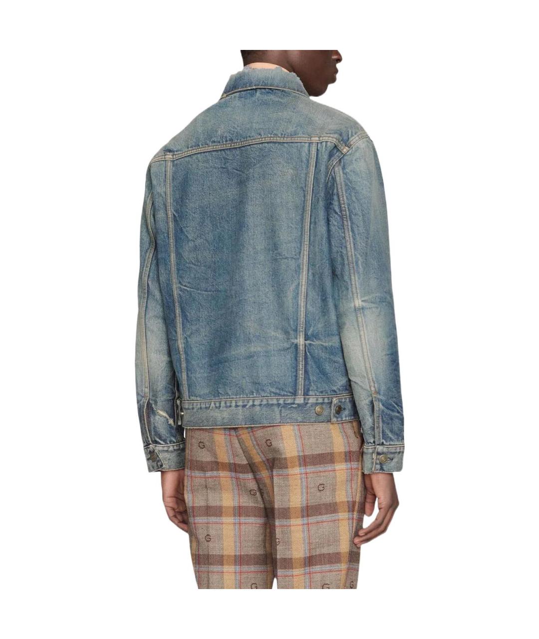 GUCCI Синяя куртка, фото 3