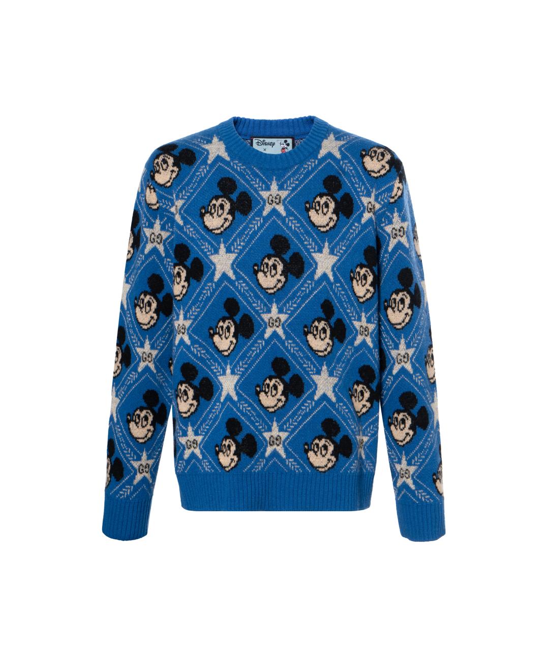 GUCCI Синий джемпер / свитер, фото 6