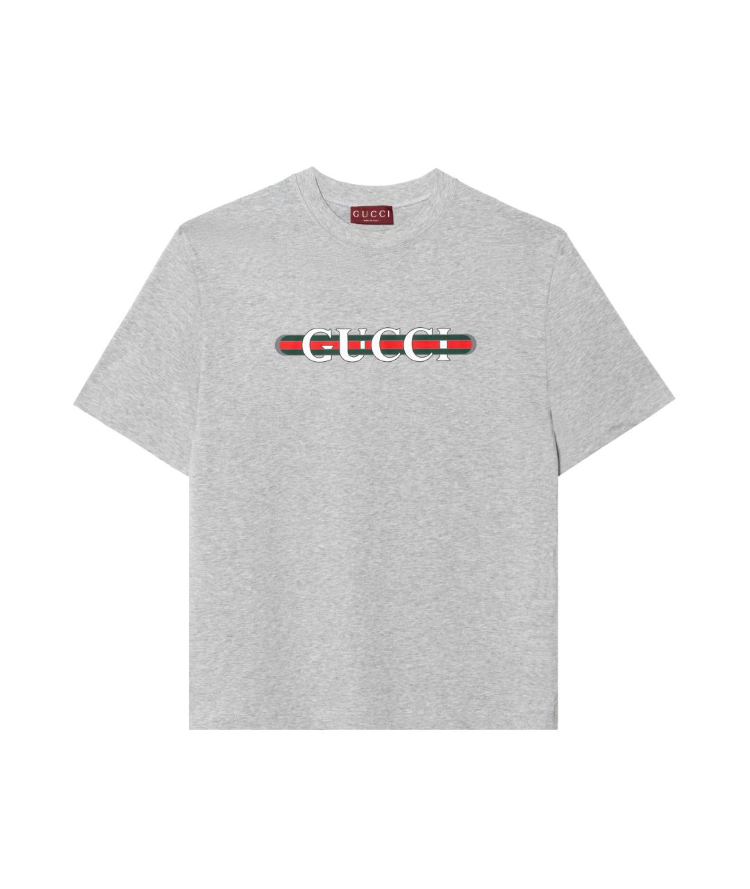 GUCCI Серая футболка, фото 1