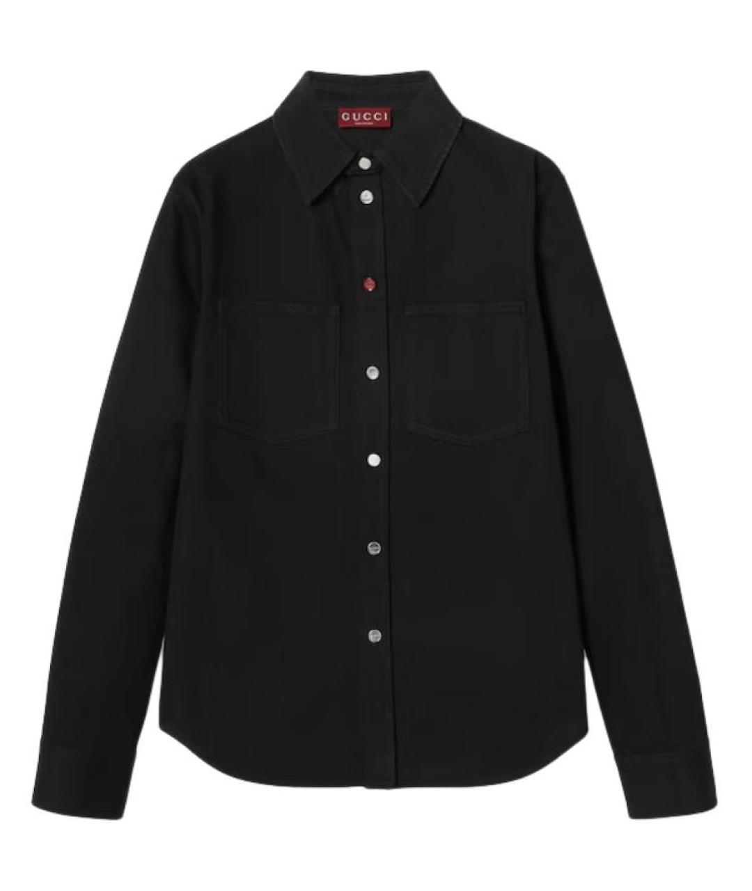 GUCCI Черная классическая рубашка, фото 1