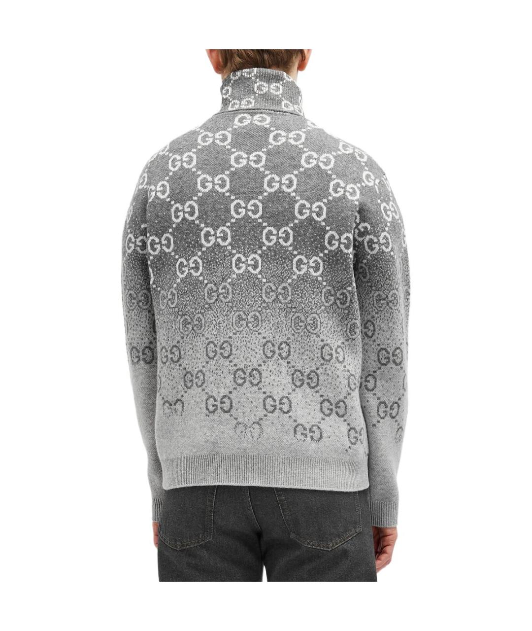 GUCCI Серый джемпер / свитер, фото 2