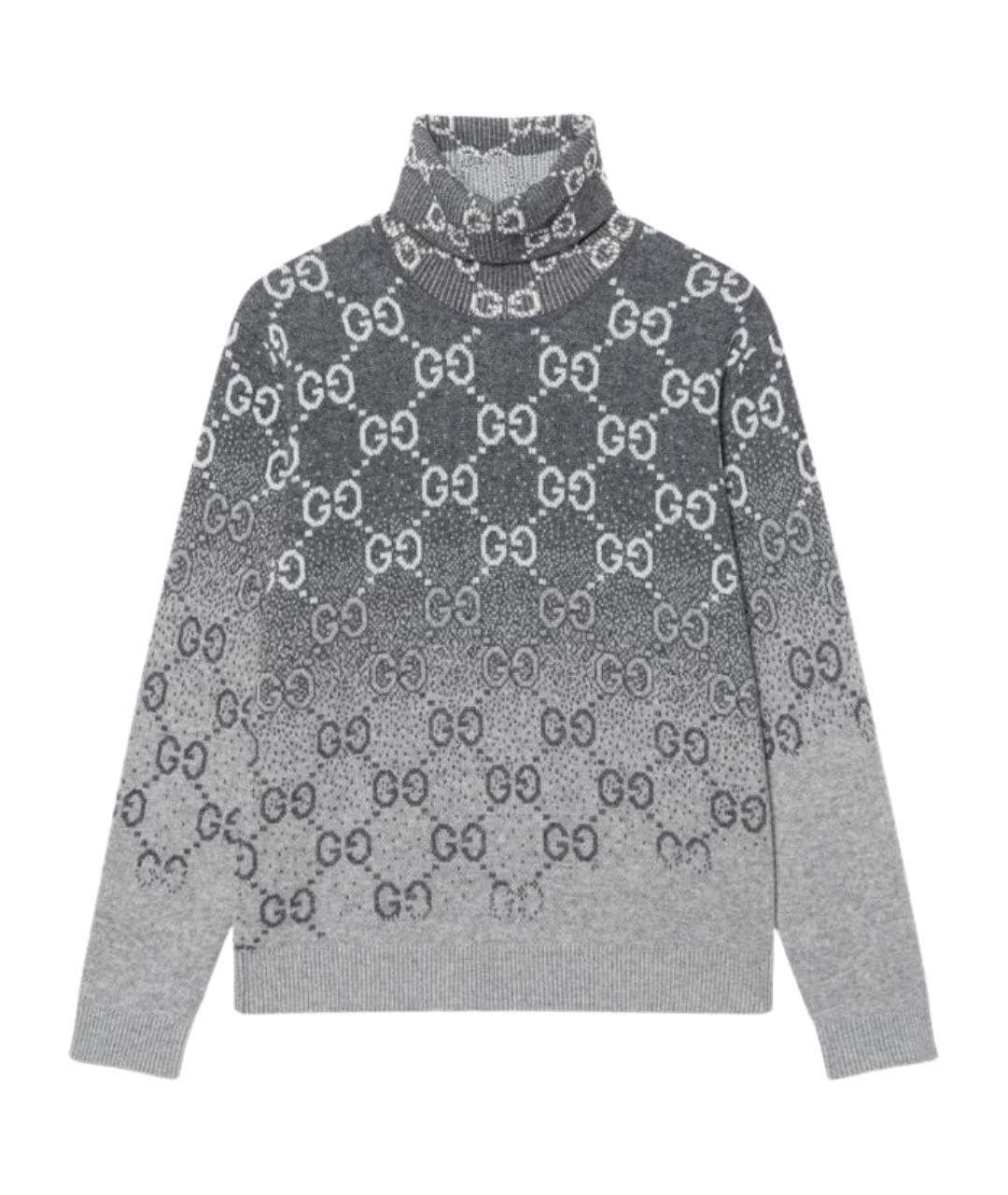 GUCCI Серый джемпер / свитер, фото 1