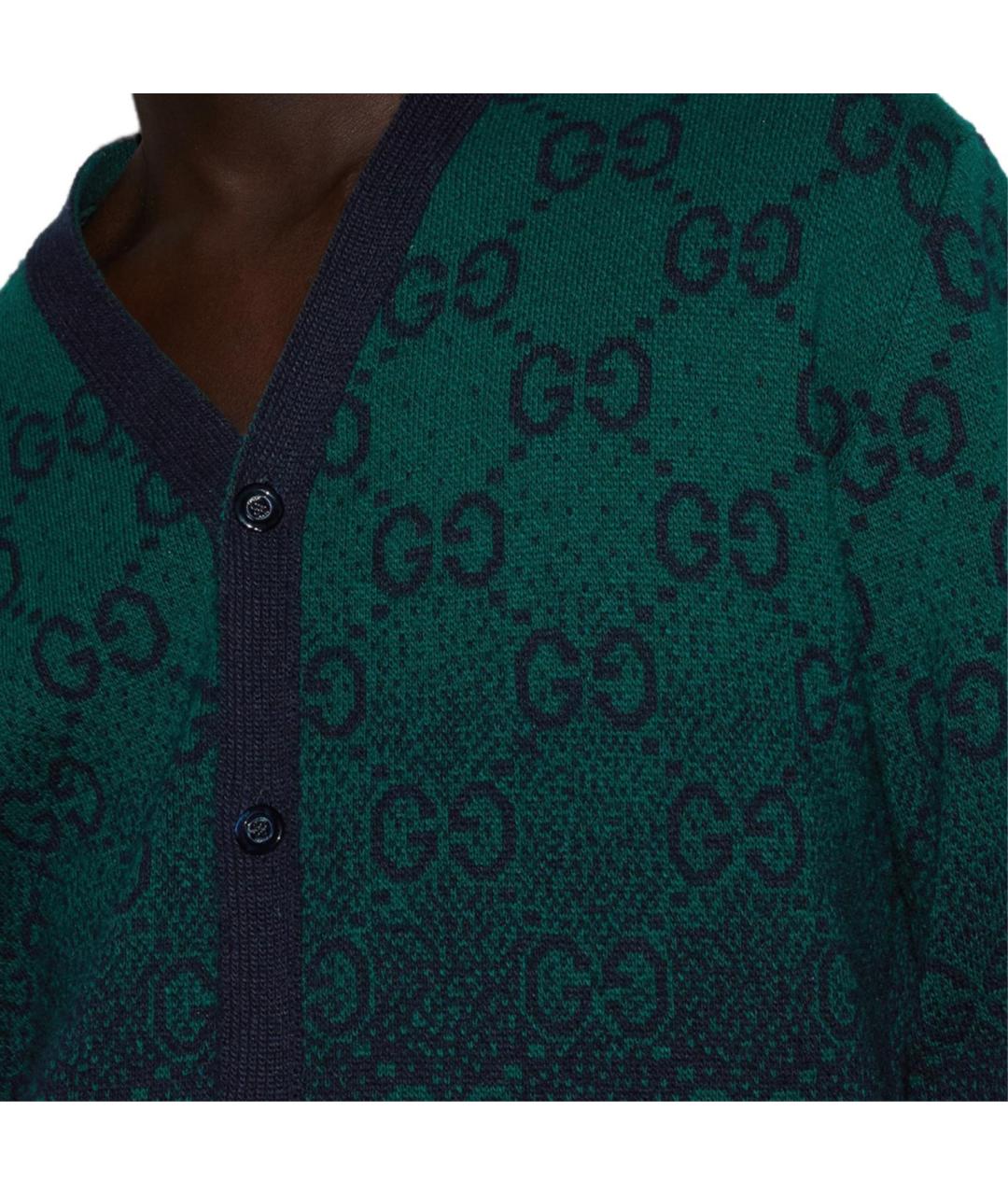 GUCCI Зеленый кардиган, фото 5