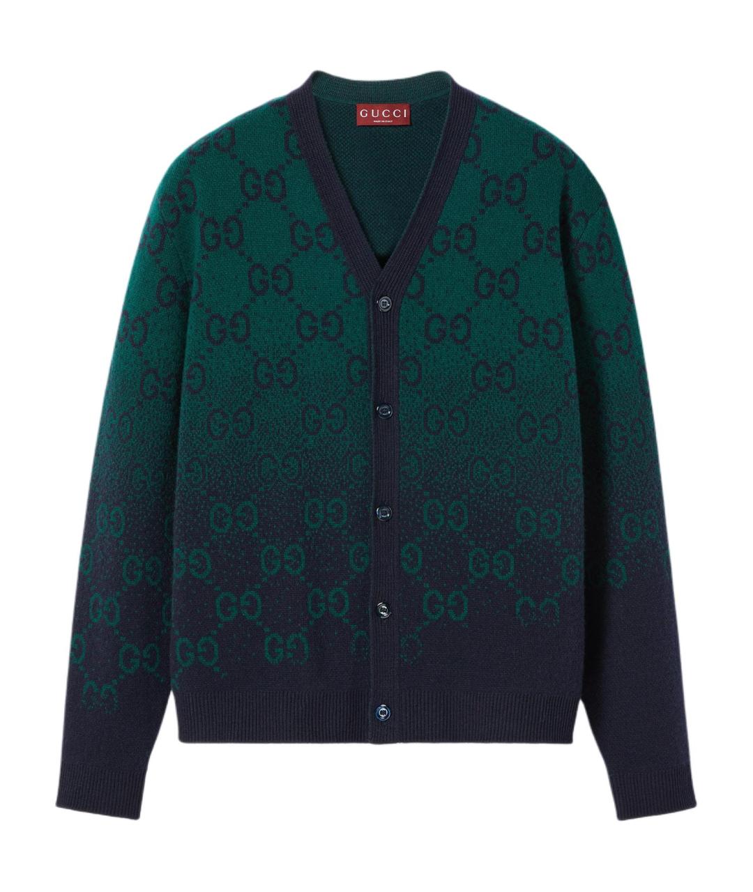 GUCCI Зеленый кардиган, фото 1