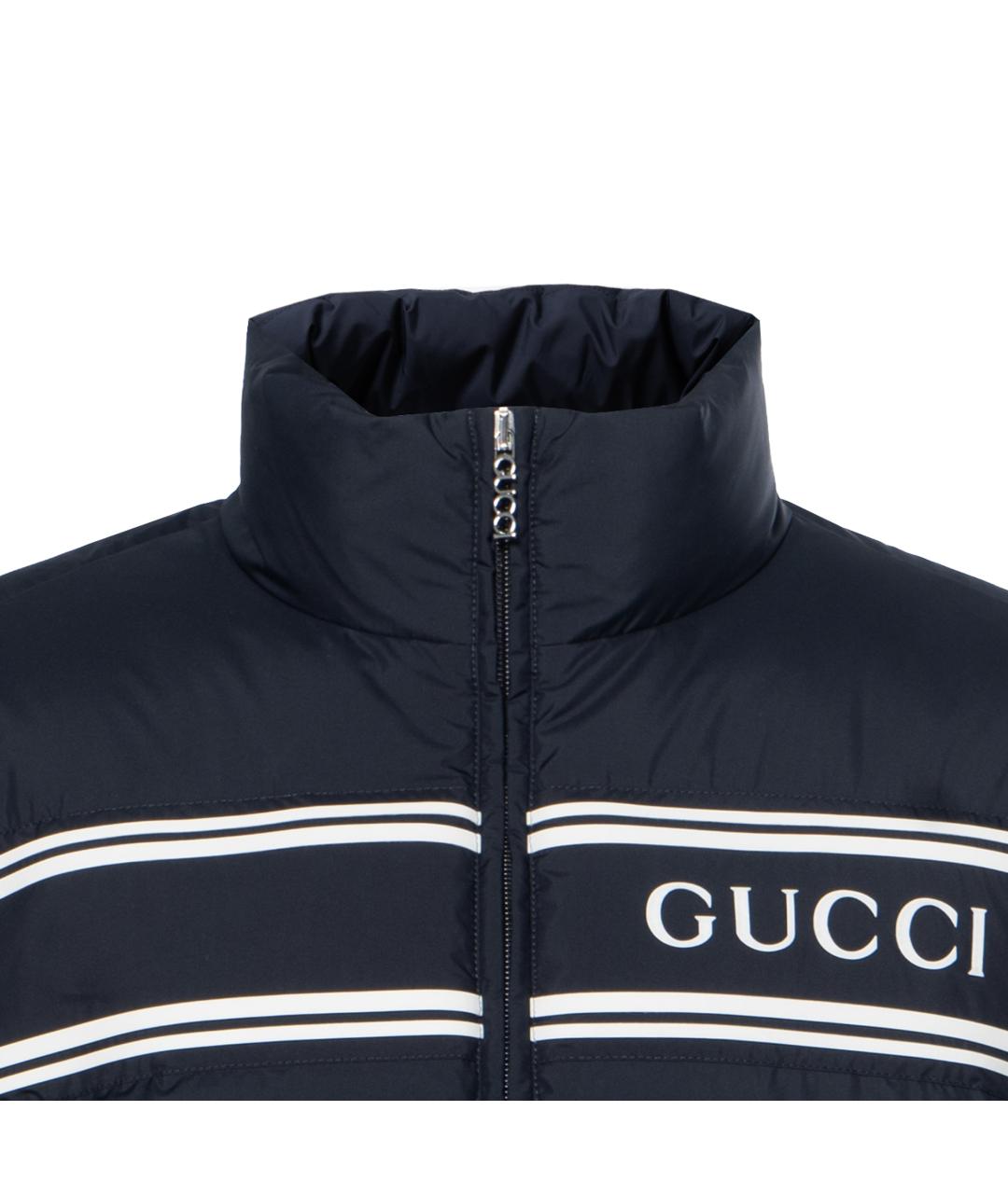 GUCCI Темно-синий пуховик, фото 4