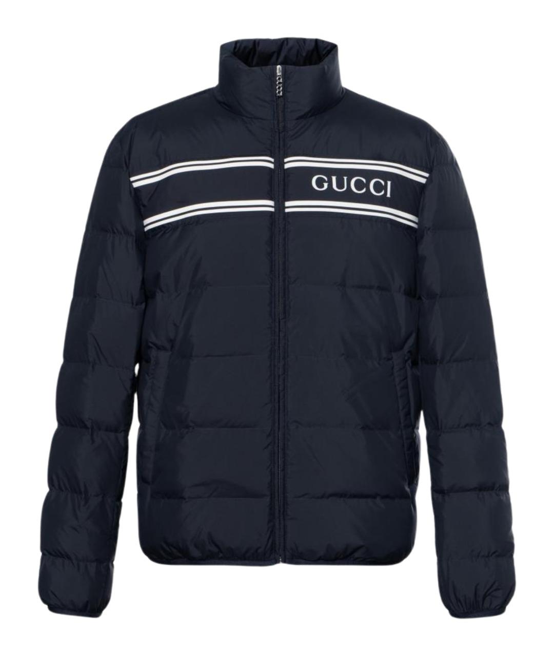 GUCCI Темно-синий пуховик, фото 1