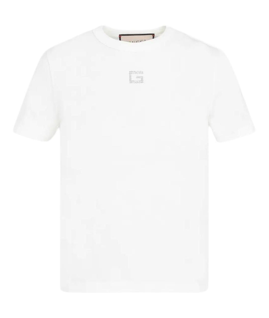 GUCCI Белая футболка, фото 1
