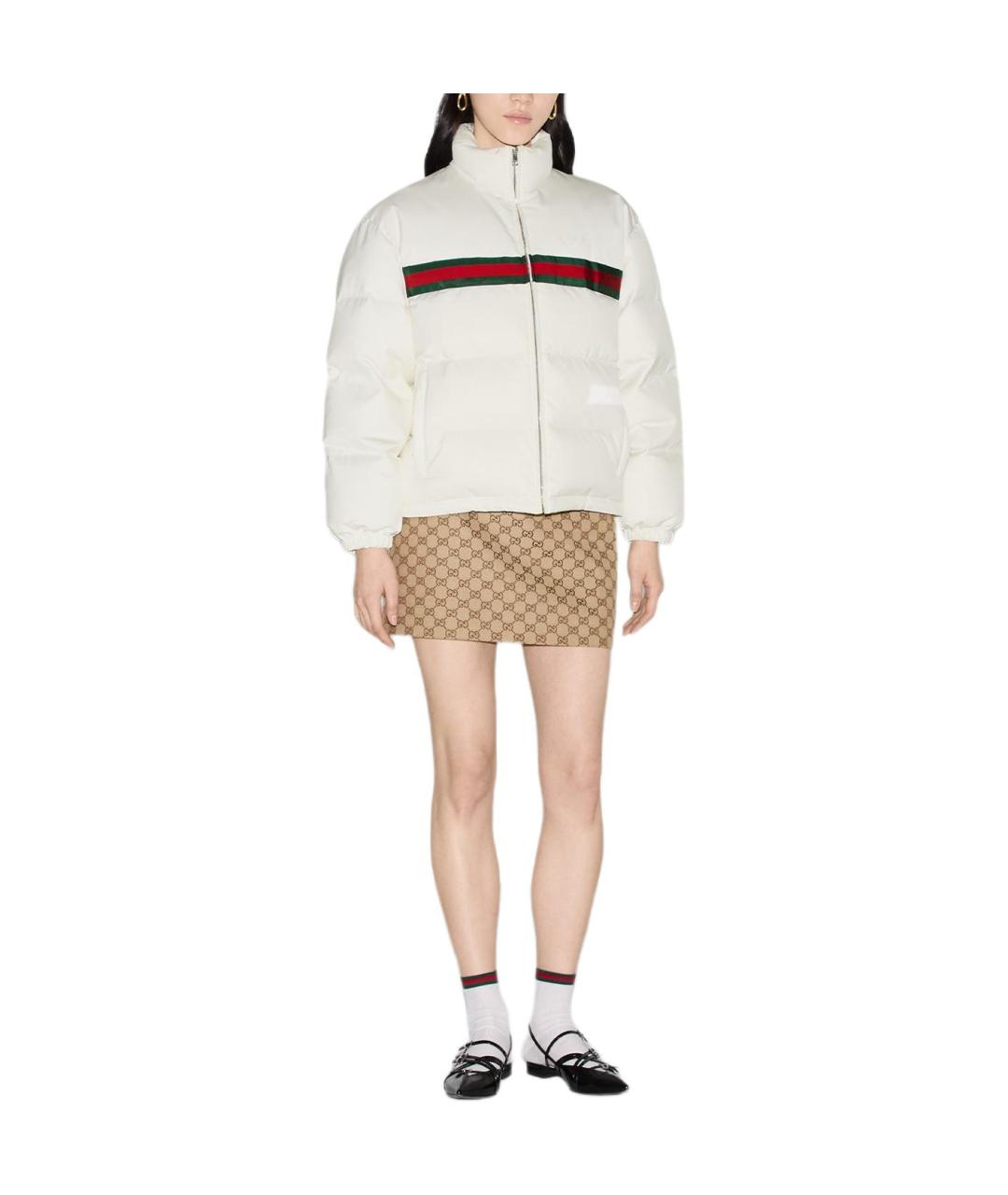 GUCCI Белый пуховик, фото 2
