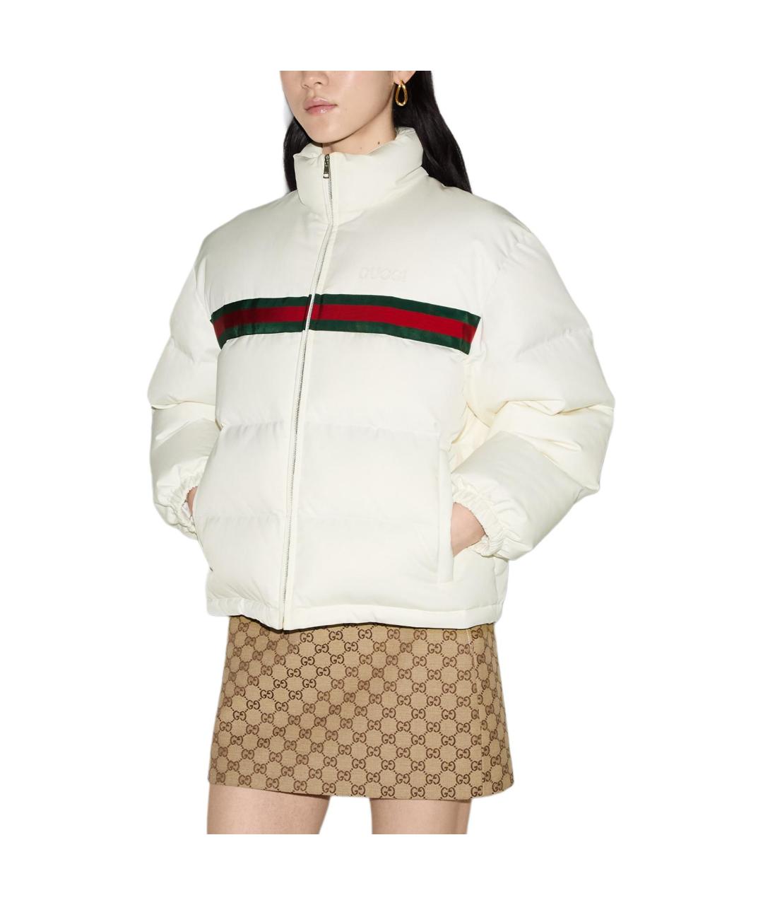 GUCCI Белый пуховик, фото 3
