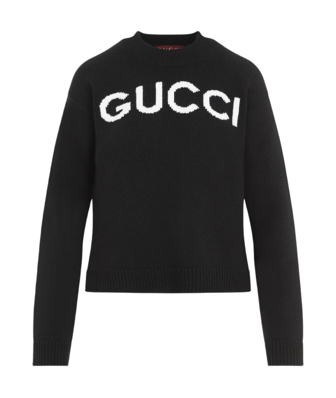 GUCCI Черный джемпер / свитер, фото 1