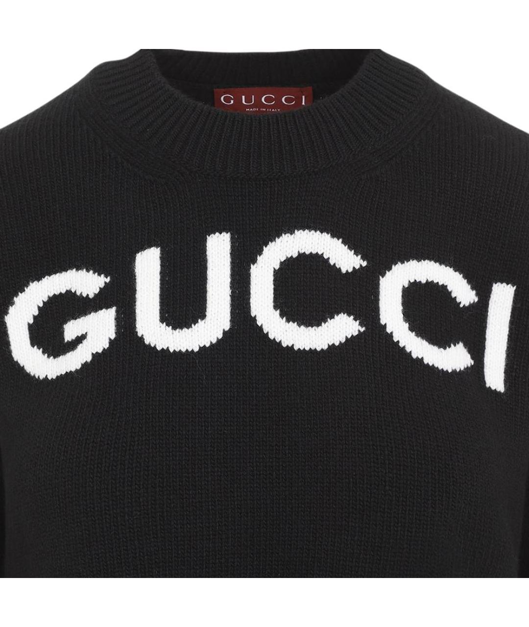 GUCCI Черный джемпер / свитер, фото 5