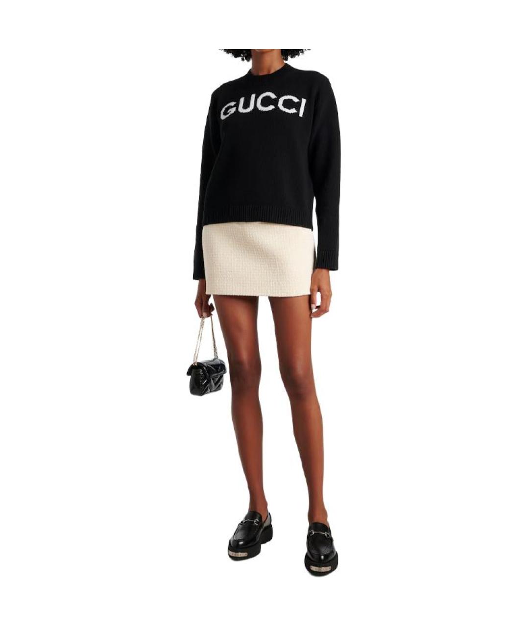 GUCCI Черный джемпер / свитер, фото 3