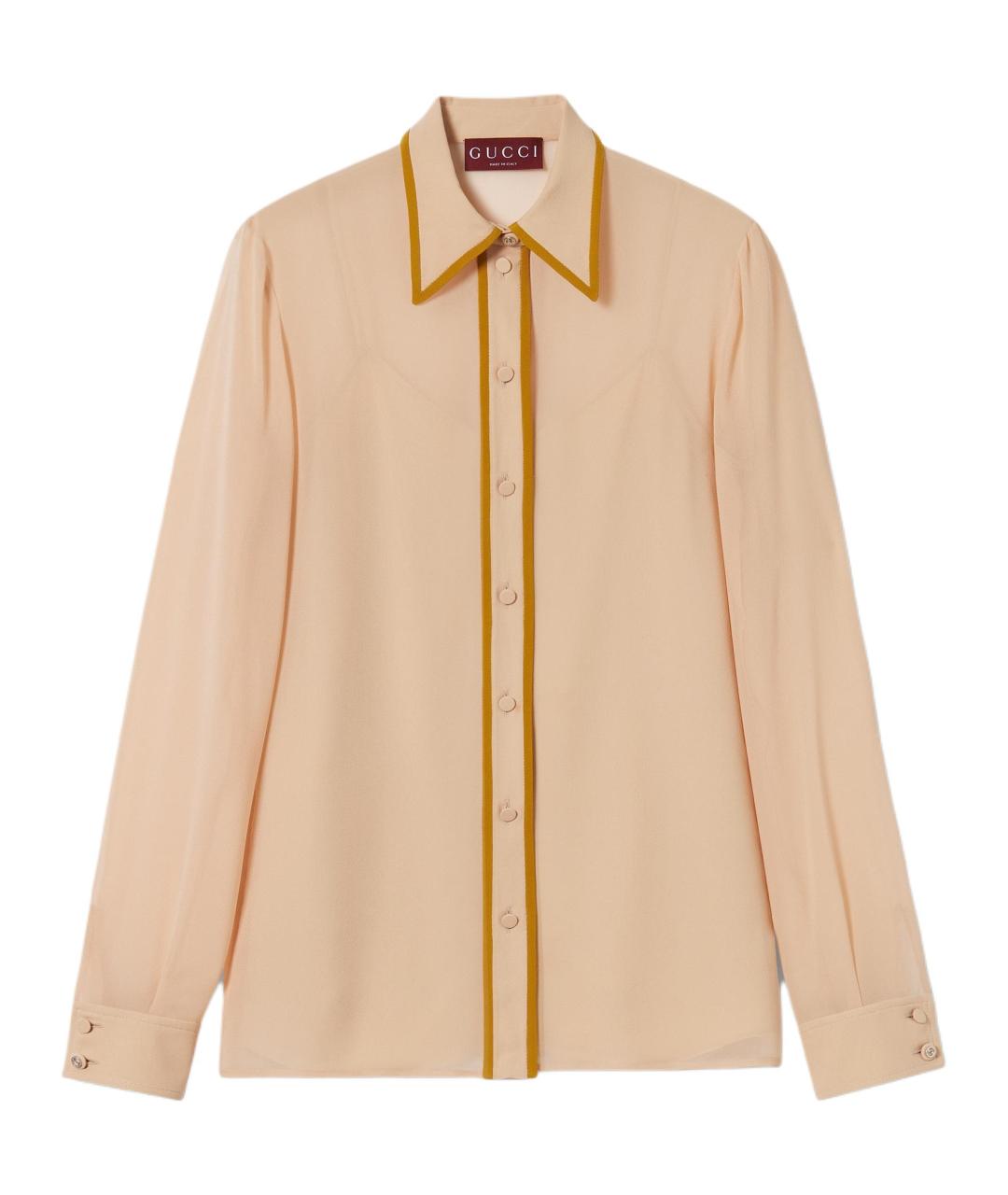 GUCCI Бежевая рубашка, фото 1