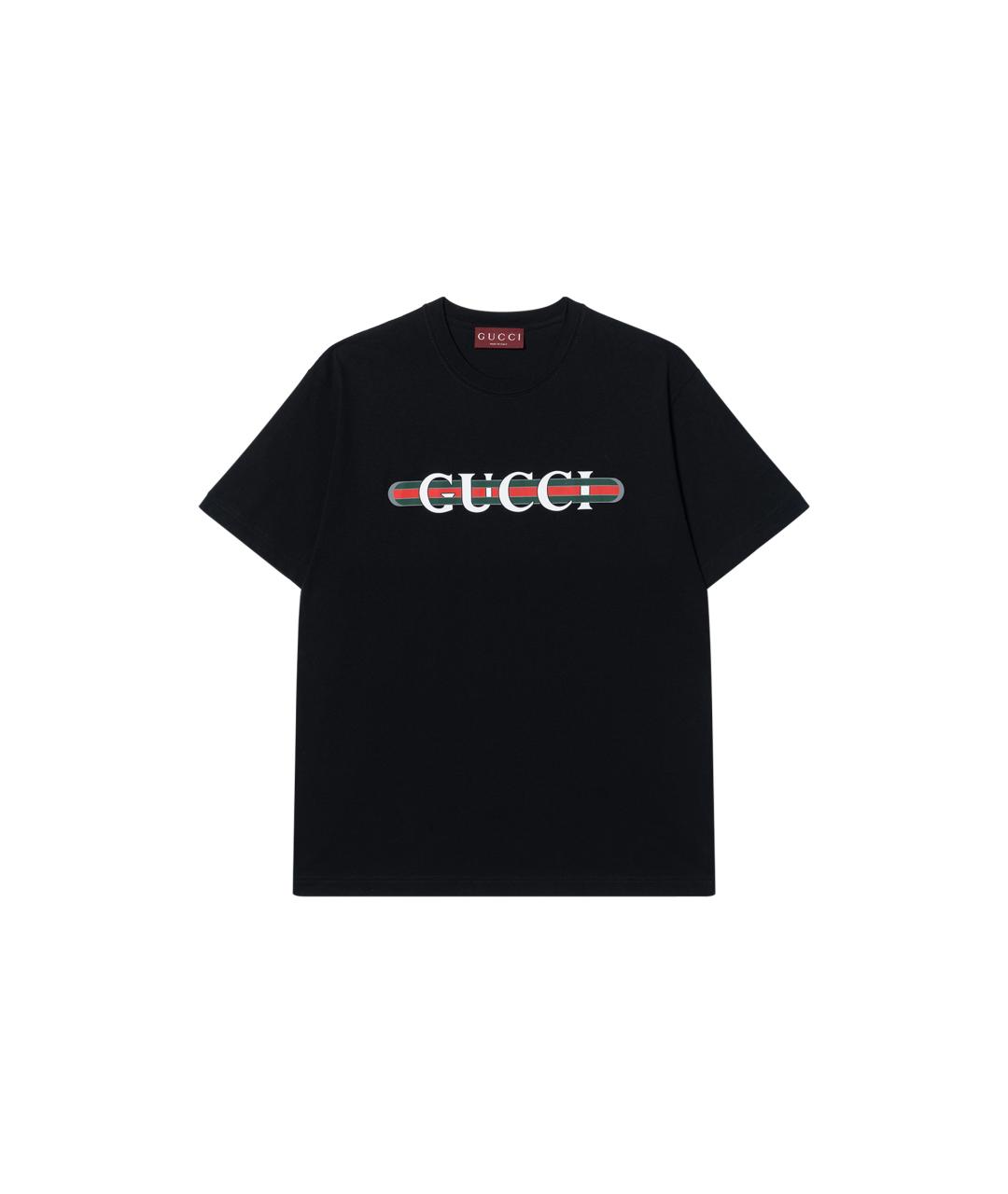 GUCCI Черная футболка, фото 6