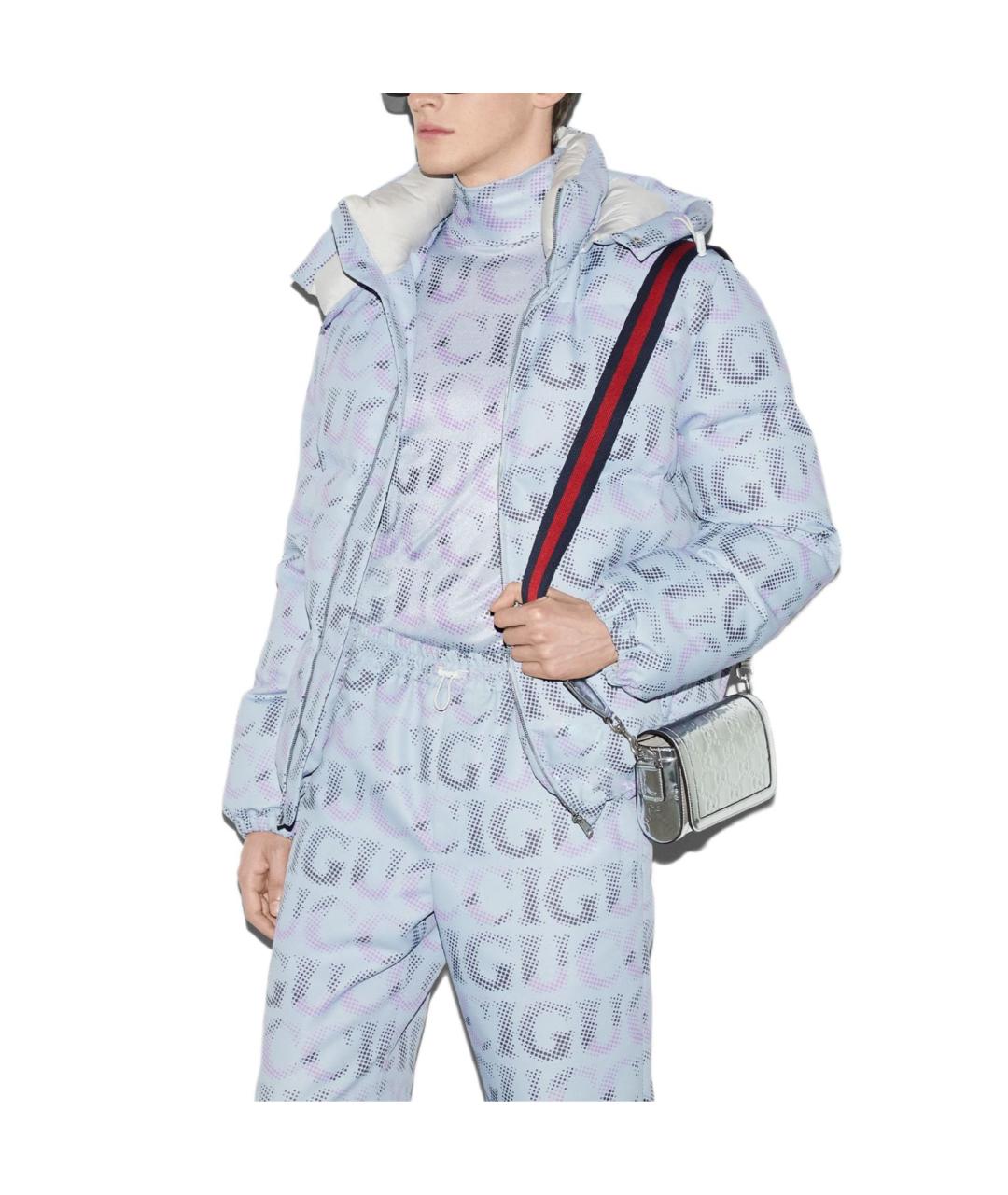 GUCCI Голубая водолазка, фото 4