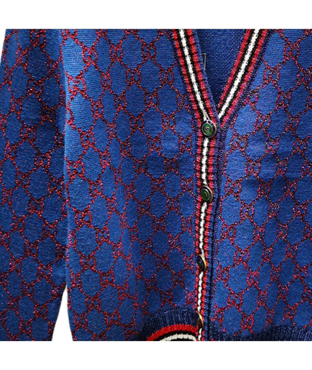 GUCCI Синий кардиган, фото 3