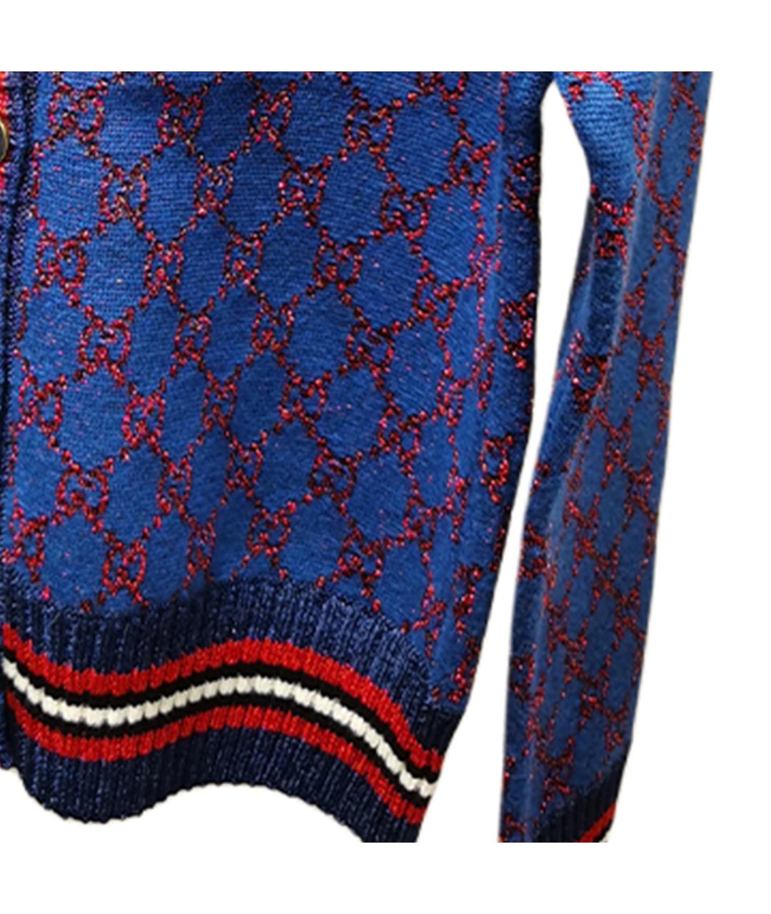 GUCCI Синий кардиган, фото 4