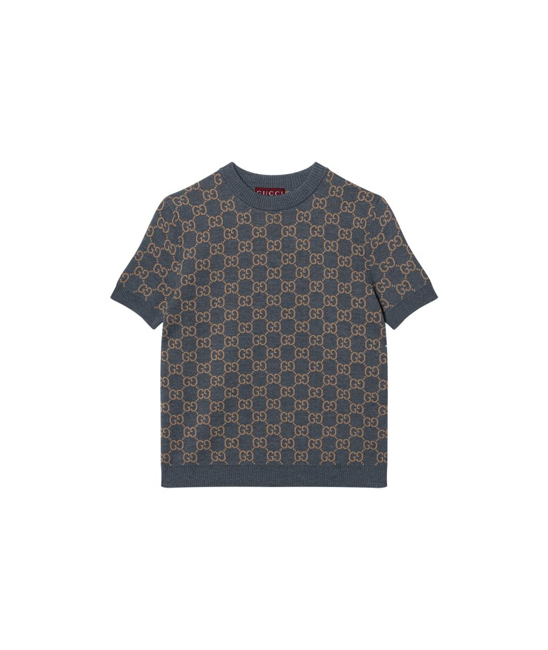 GUCCI Серый джемпер / свитер, фото 6