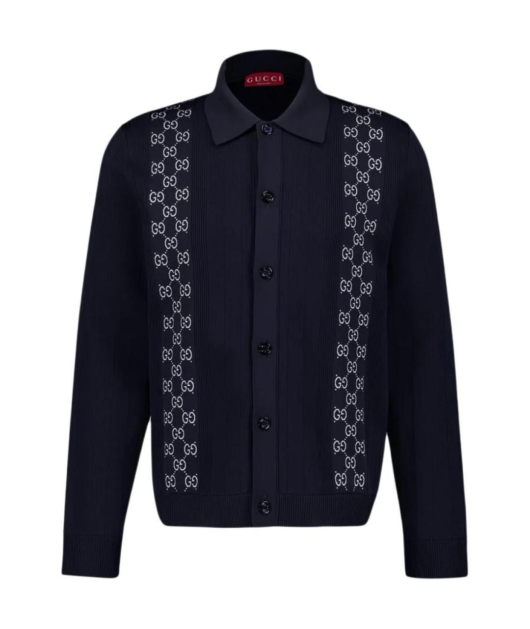 GUCCI Синий кардиган, фото 1