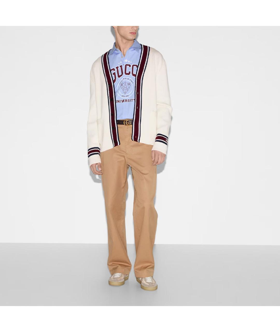 GUCCI Белый кардиган, фото 4