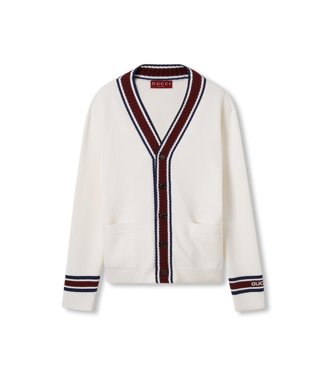 GUCCI Белый кардиган, фото 1