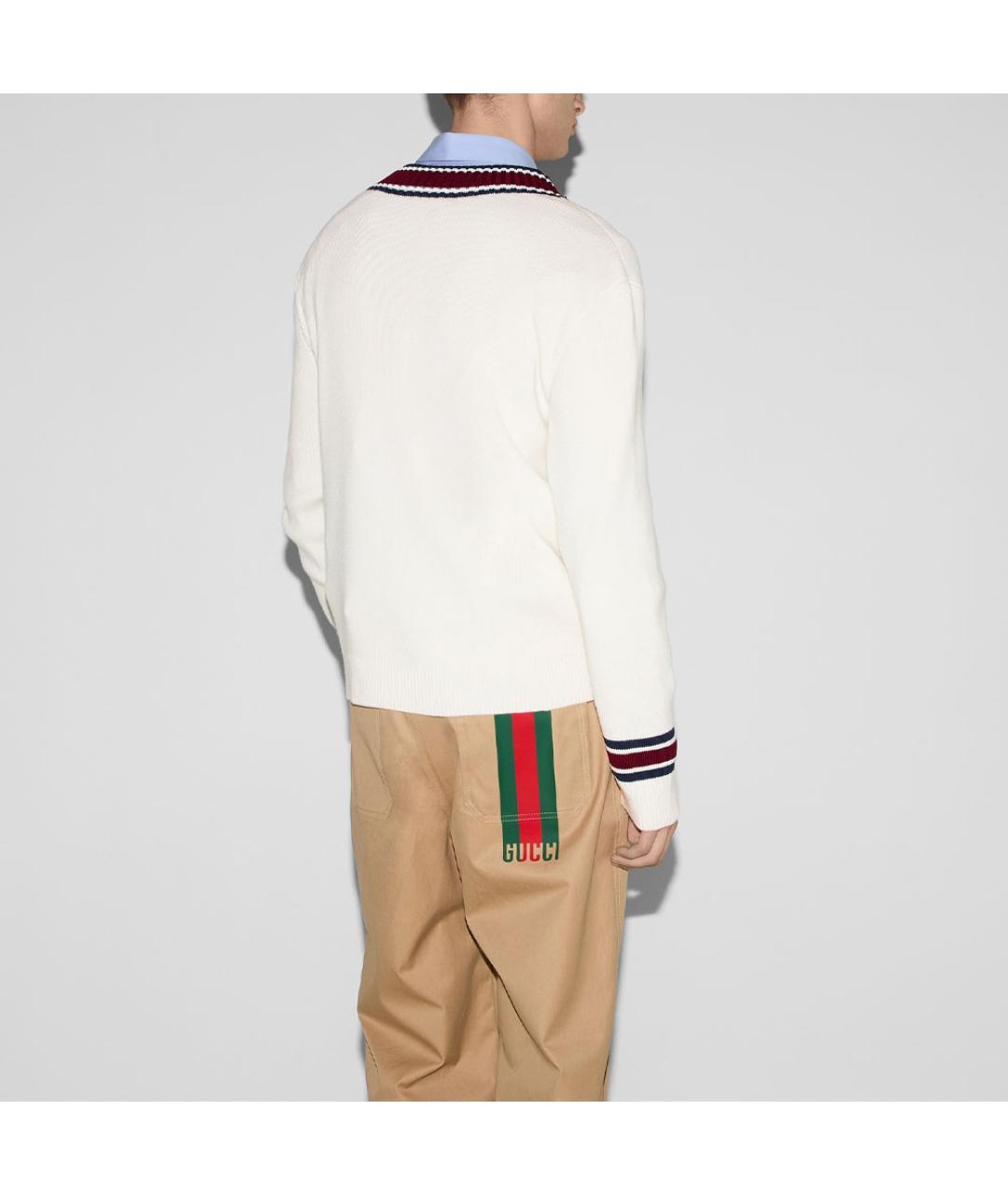 GUCCI Белый кардиган, фото 3