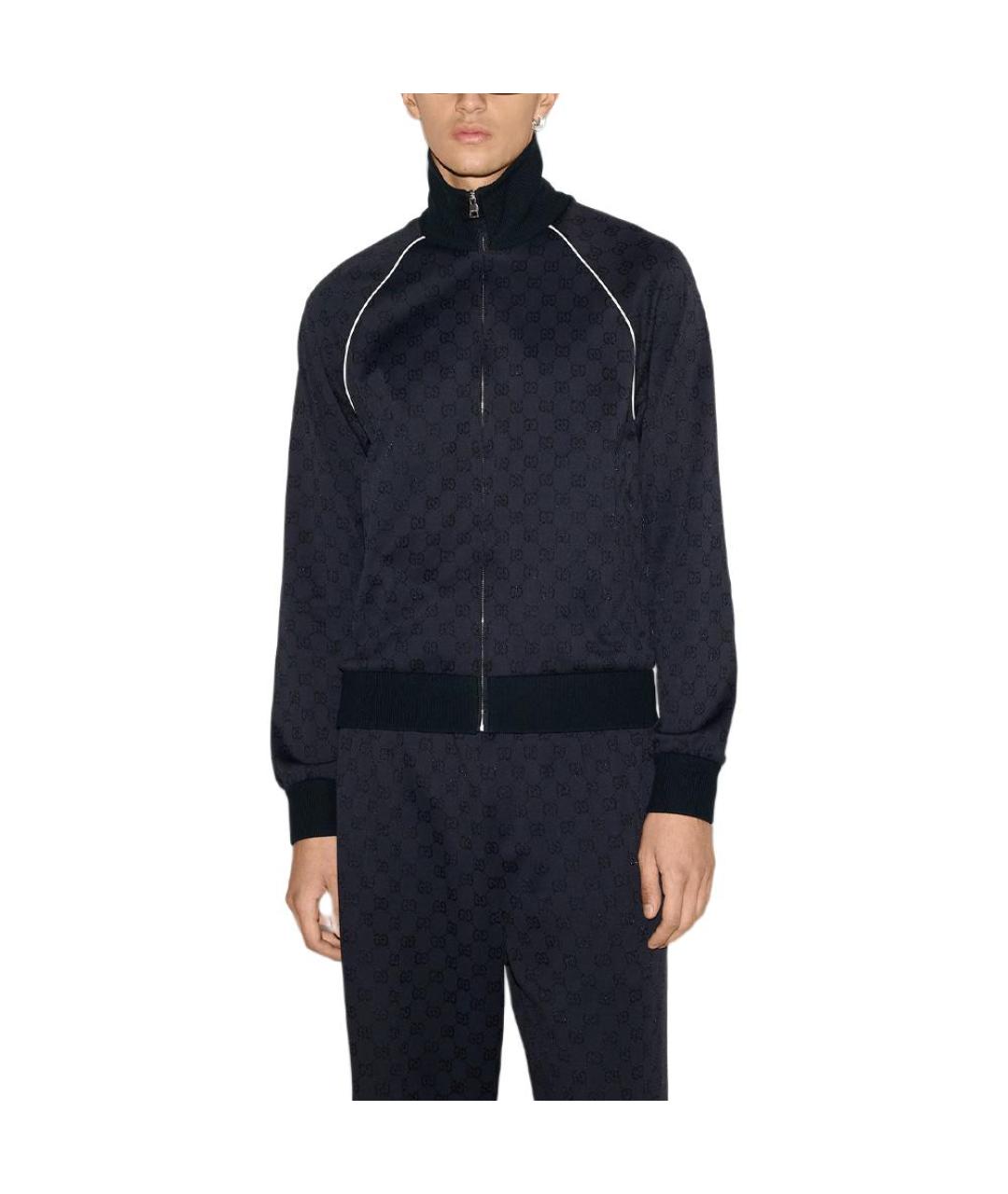 GUCCI Темно-синяя куртка, фото 2