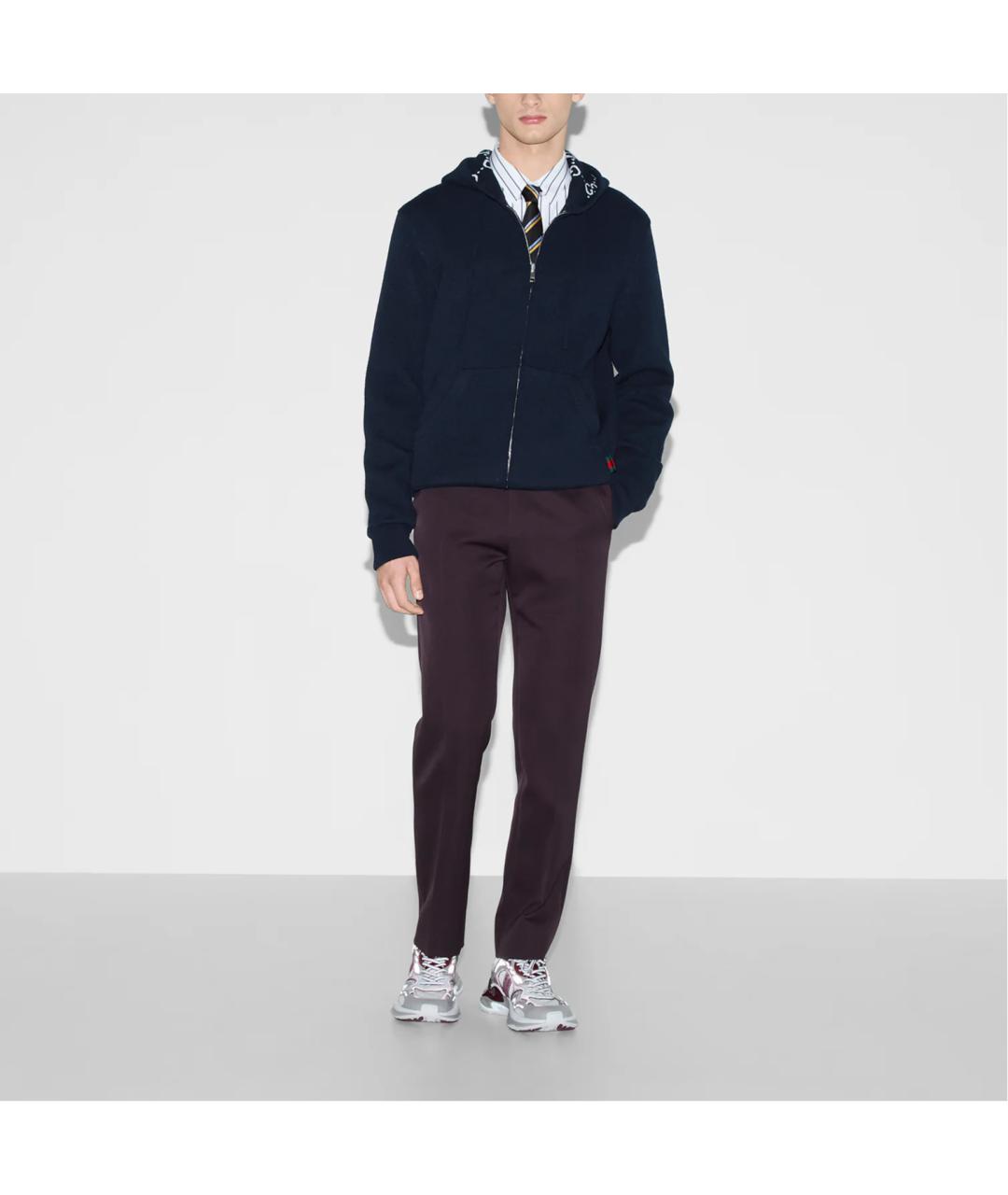 GUCCI Темно-синяя куртка, фото 3