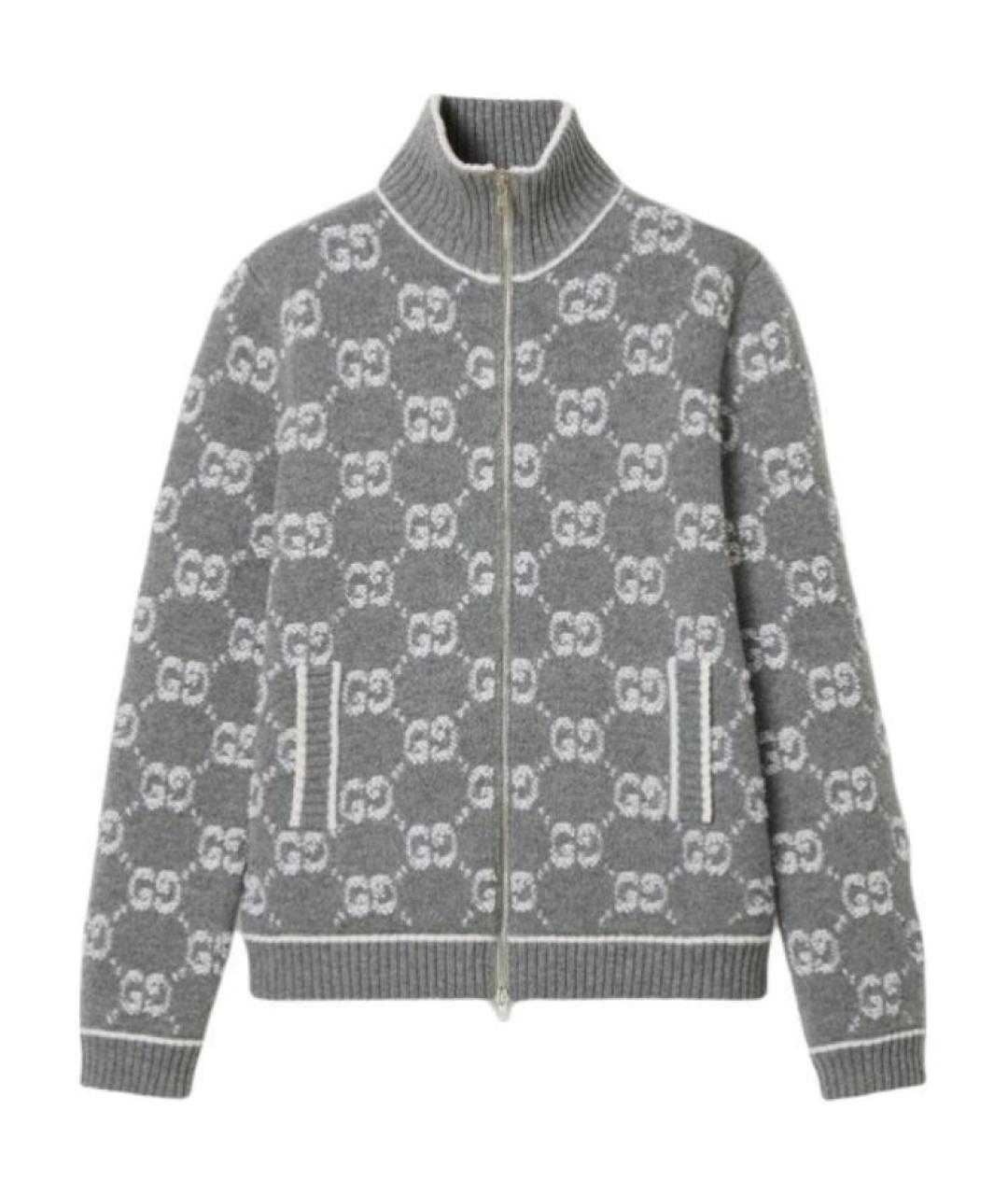 GUCCI Серый джемпер / свитер, фото 1