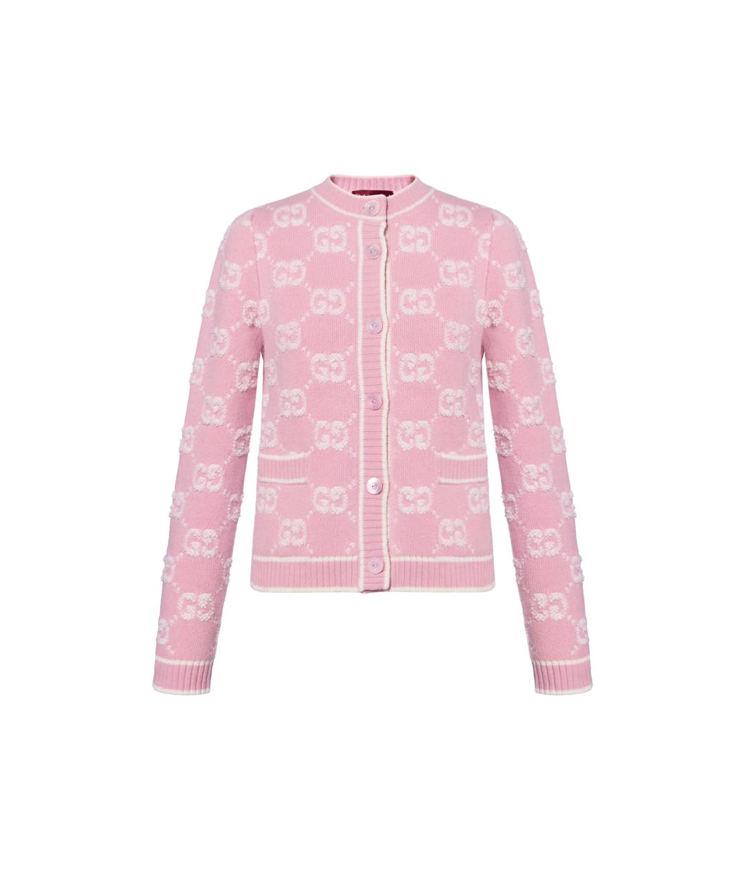 GUCCI Розовый кардиган, фото 3