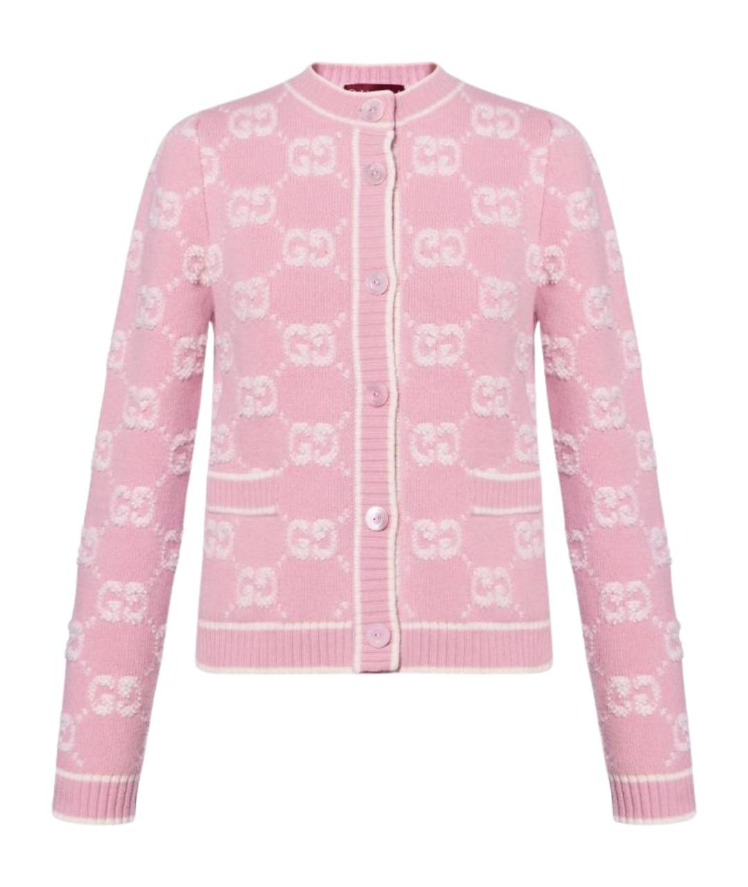 GUCCI Розовый кардиган, фото 6