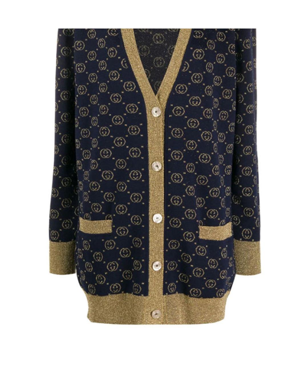 GUCCI Синий кардиган, фото 2