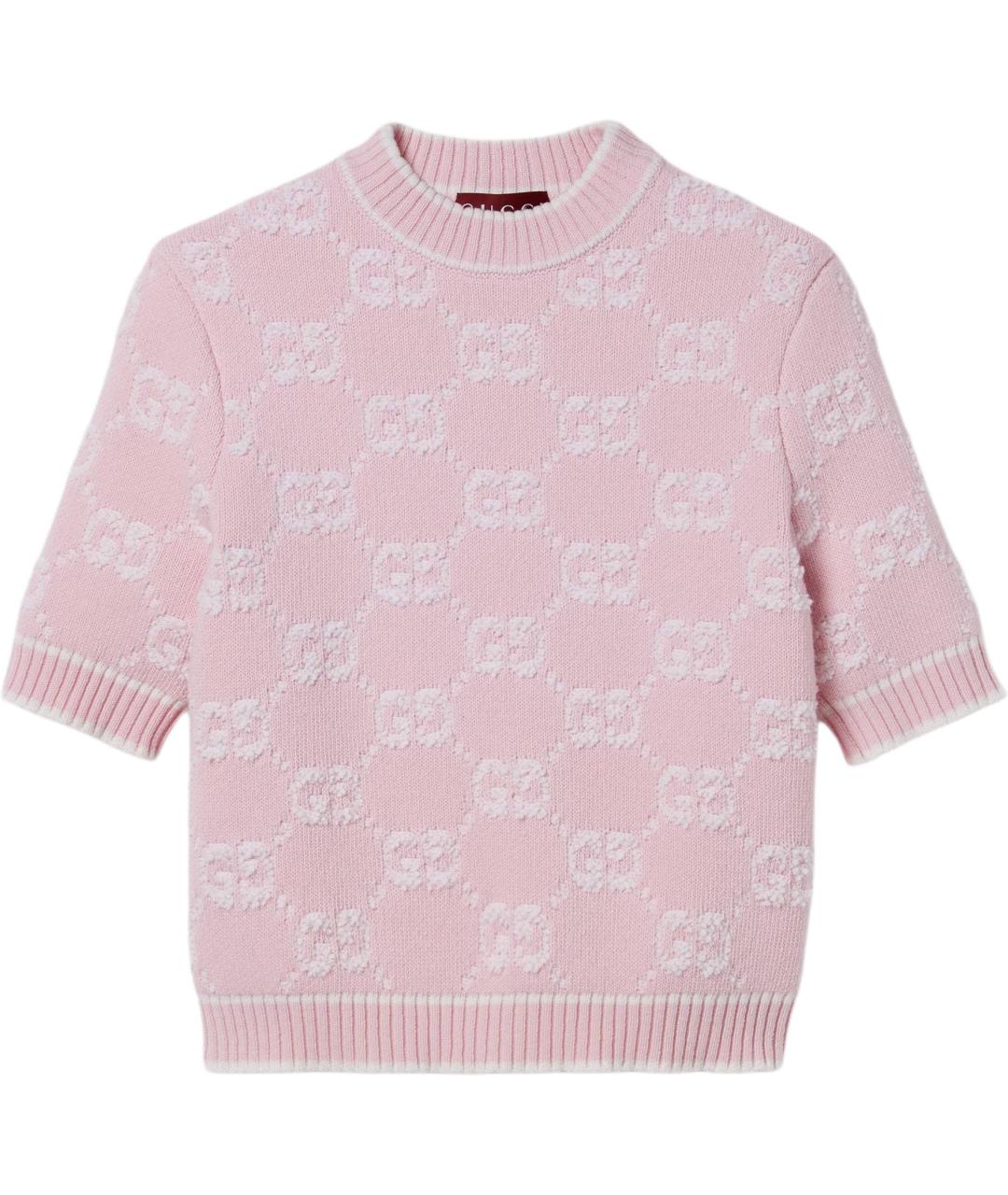 GUCCI Розовый джемпер / свитер, фото 1