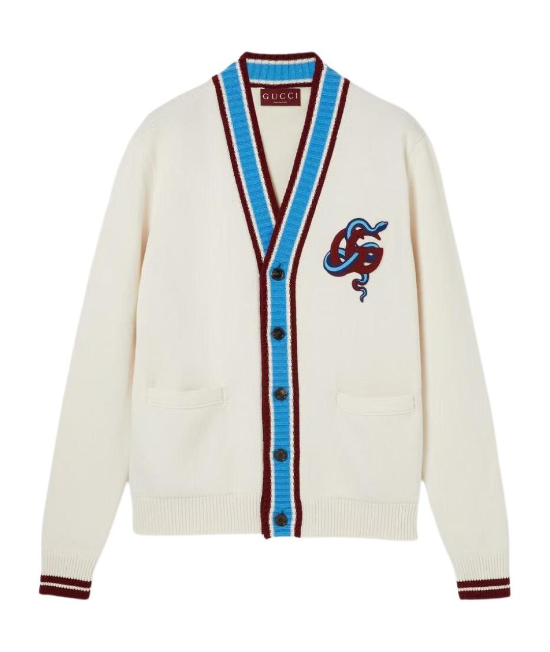 GUCCI Белый кардиган, фото 1