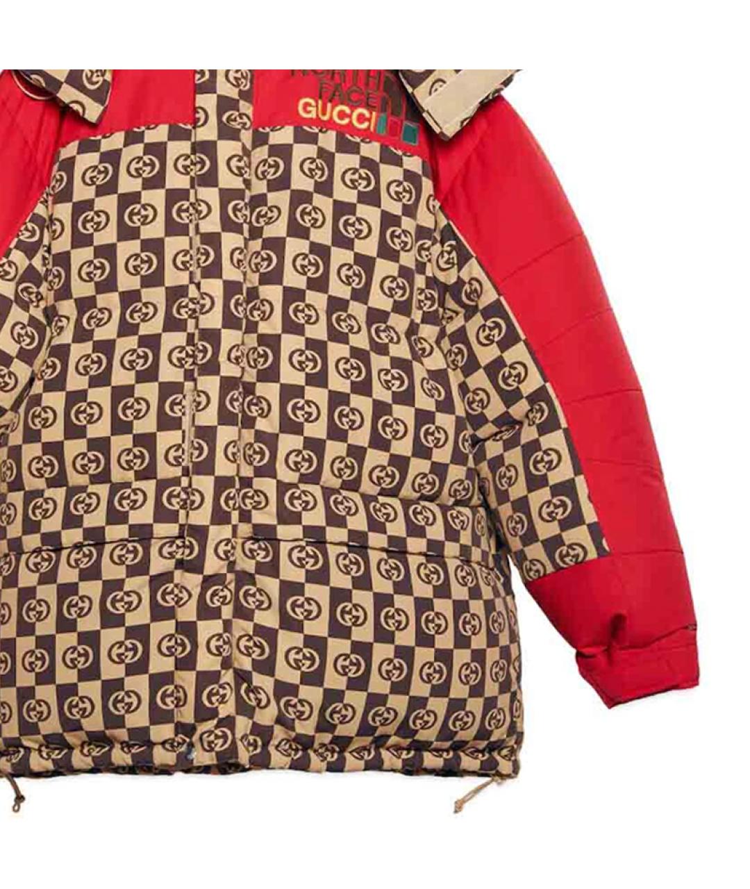 GUCCI Коричневый пуховик, фото 3