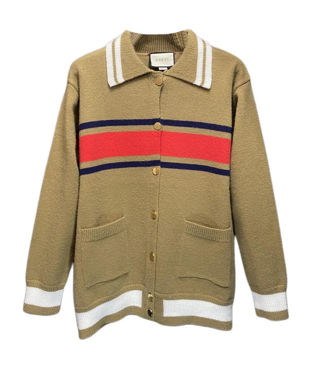GUCCI Хаки кардиган, фото 1