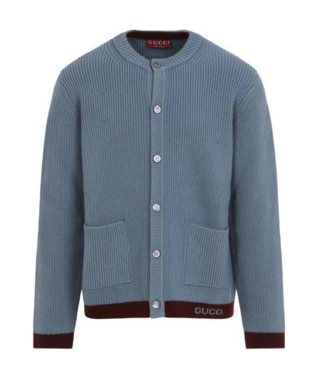 GUCCI Синий кардиган, фото 1