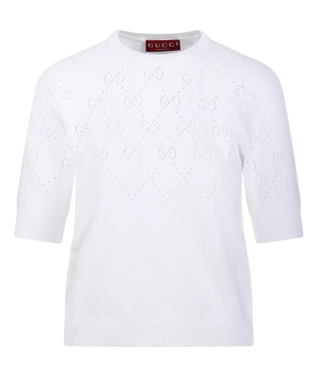 GUCCI Белая футболка, фото 1