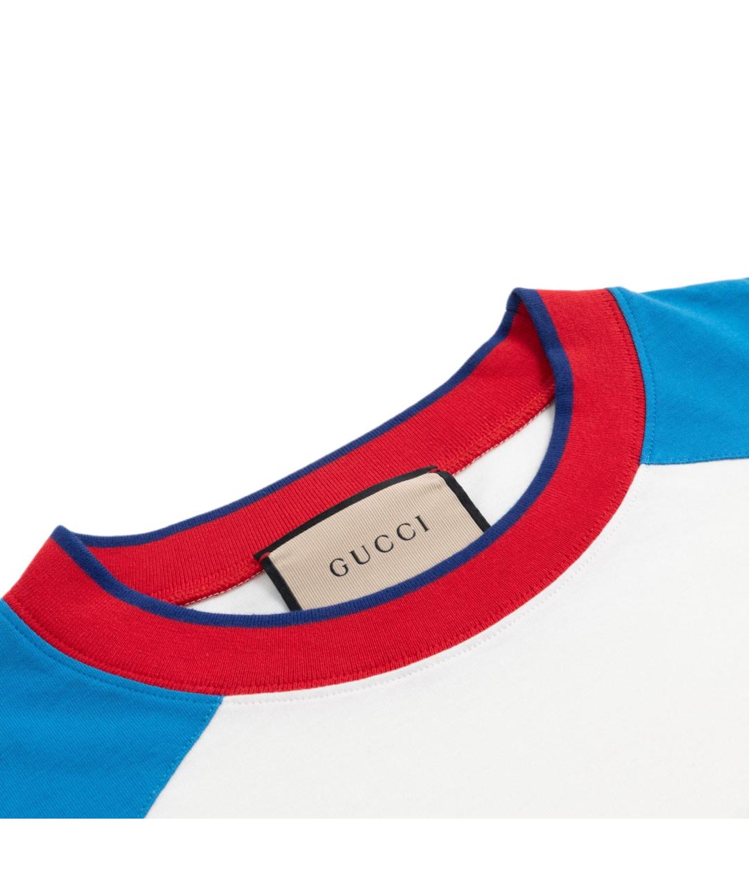 GUCCI Белая футболка, фото 3