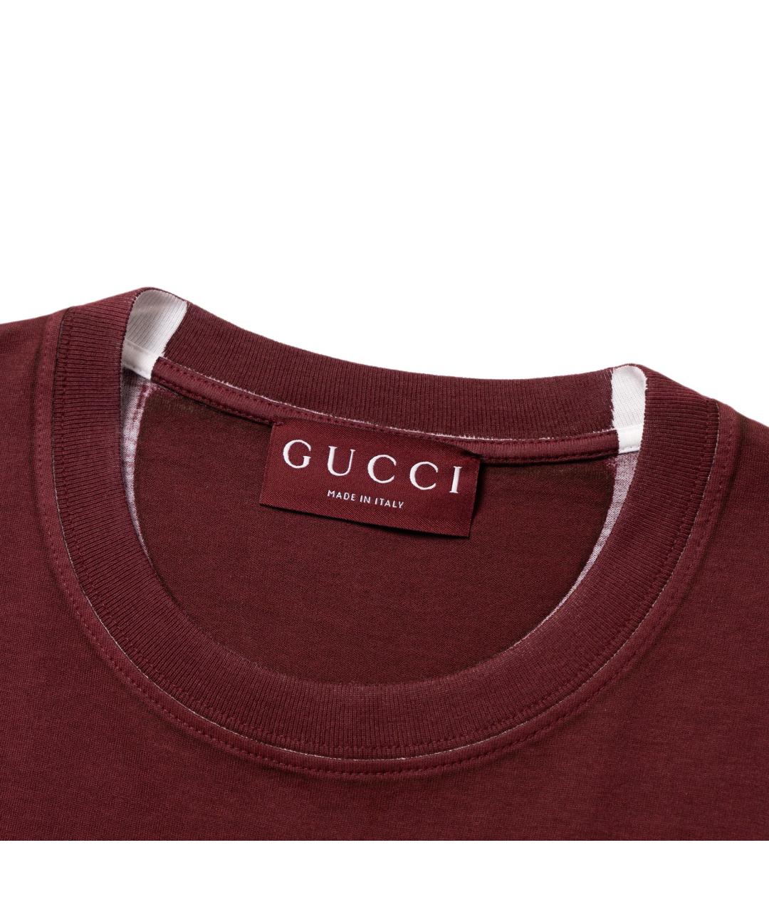 GUCCI Красная футболка, фото 4