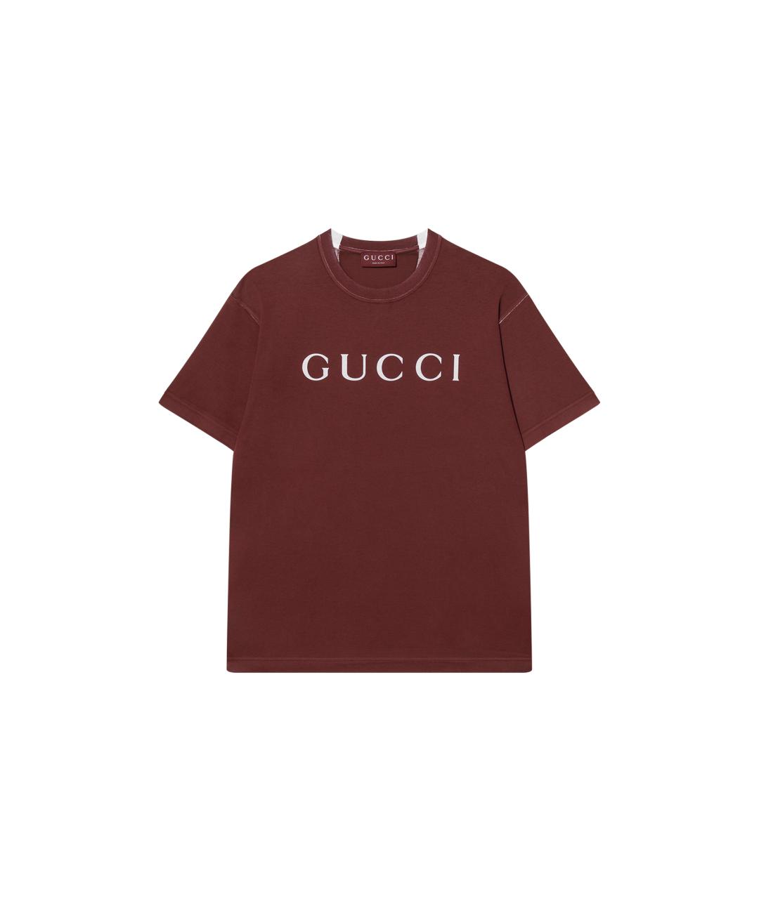 GUCCI Красная футболка, фото 6