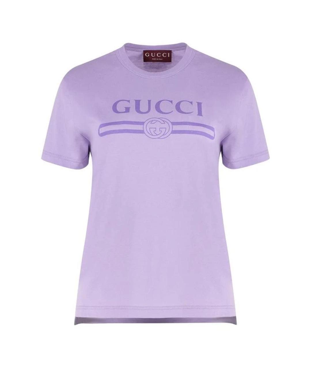GUCCI Фиолетовая футболка, фото 1